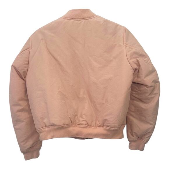 Love Moschino Pink Bomber Jacket with Heart Patch Size 4 - Picture 9 of 13